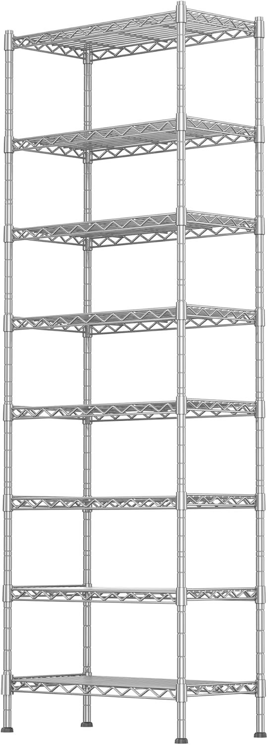 GIOTORENT 8-Wire Garage Shelving for Maximum Storage Capacity
