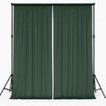 IFR Chiffon Drapes Panels for Wedding Events & Backdrops - Dark Green