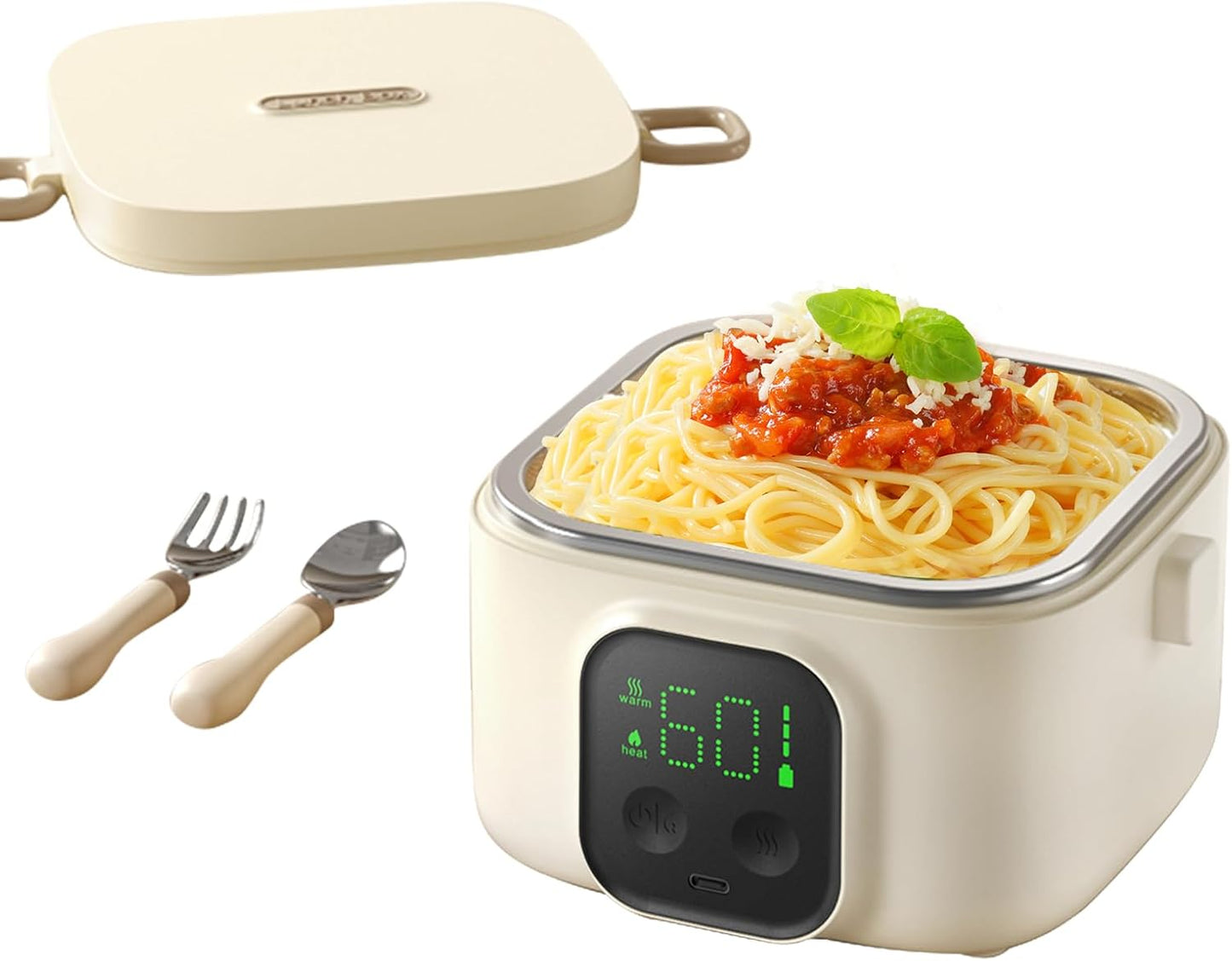 Cordless Electric Lunch Box for Kids - Self-Heating Bento Box