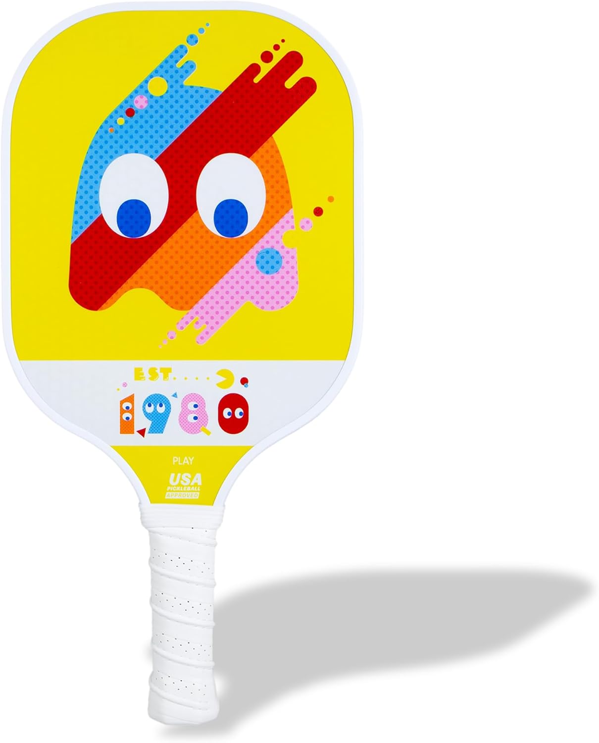 Sonix Premium Pickleball Paddle with Fun Pac-Man Prints