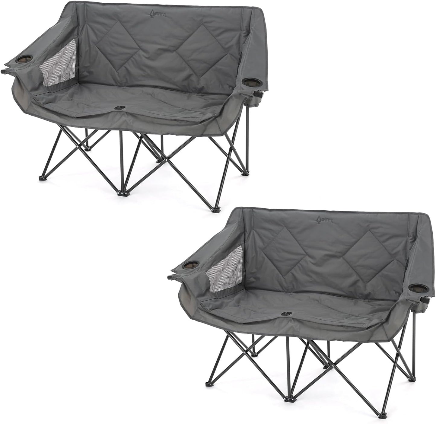ARROWHEAD OUTDOOR Portable Folding Double Duo Camping Chair