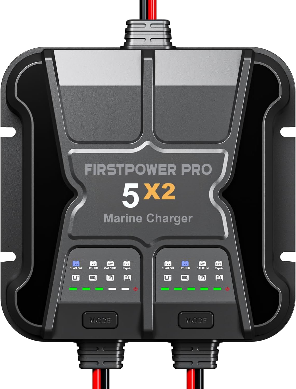 FirstPower Pro 2 Bank Marine Charger - Waterproof & 24/7 Charging