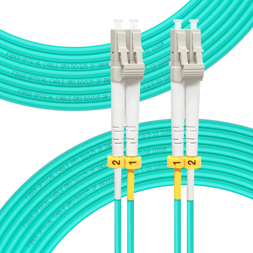 FLYPROFiber LC to LC Fiber Patch Cable OM3 50M for High Density