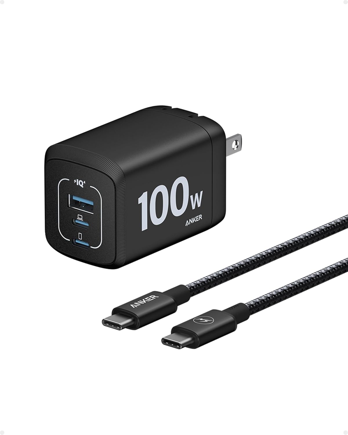 Anker 100W GaN Charger - Fast Charging Powerhouse