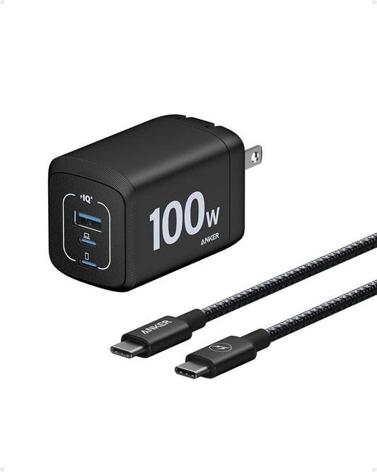 Anker 100W GaN Charger - Fast Charging Powerhouse