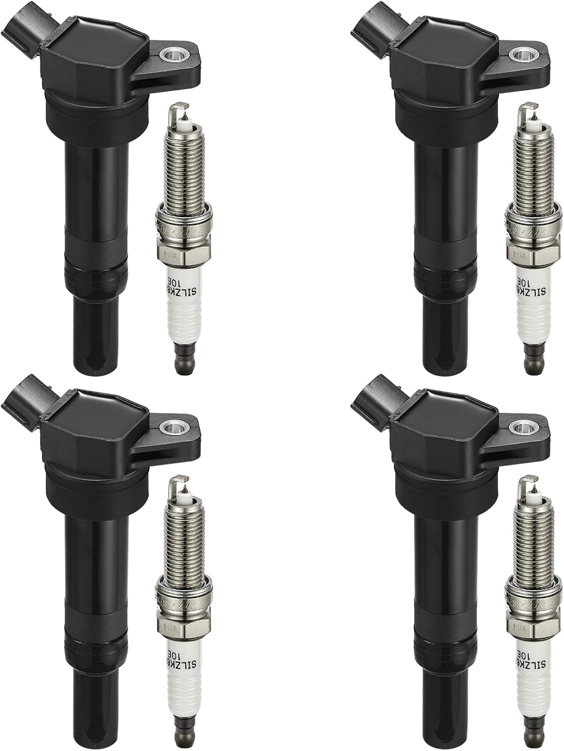 BDFHYK Ignition Coil Pack and Iridium Spark Plug Set for Kia