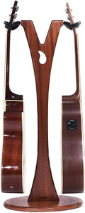Ruach GS-1 Dual Guitar Stand - Mahogany Finish