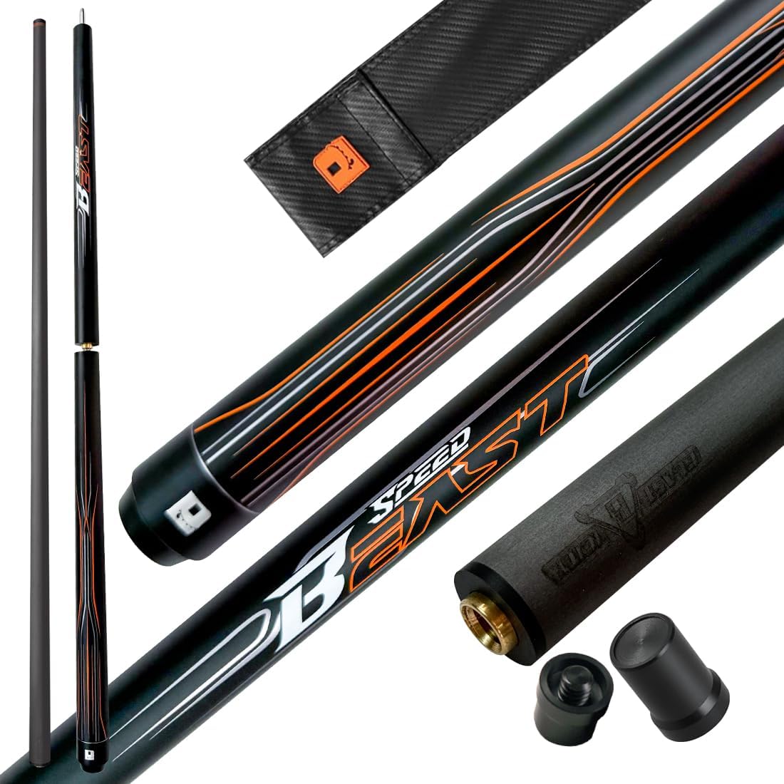 Little Monster Carbon Fiber Break Jump Cue for Pool Players