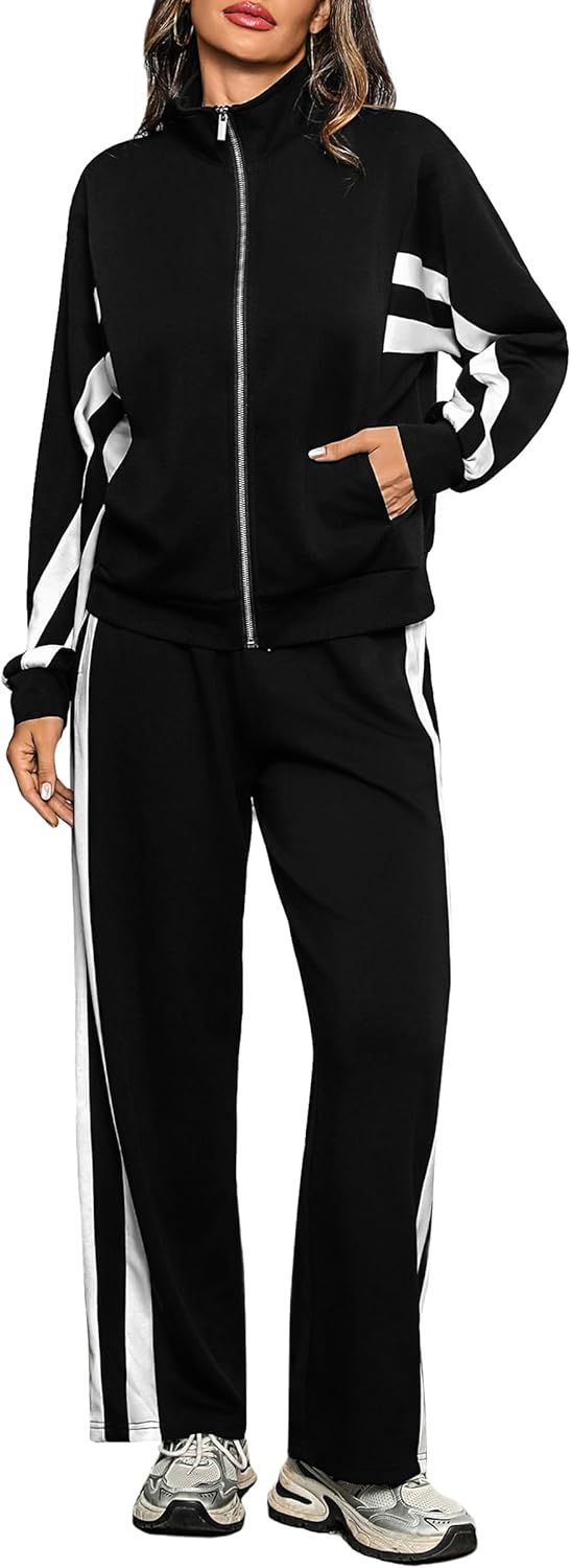 Totatuit Womens 2 Pieces Sweatsuit Set for Travel and Leisure