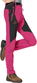 Rdruko Women's Waterproof Insulated Snow Pants - Fleece Thermal Fit