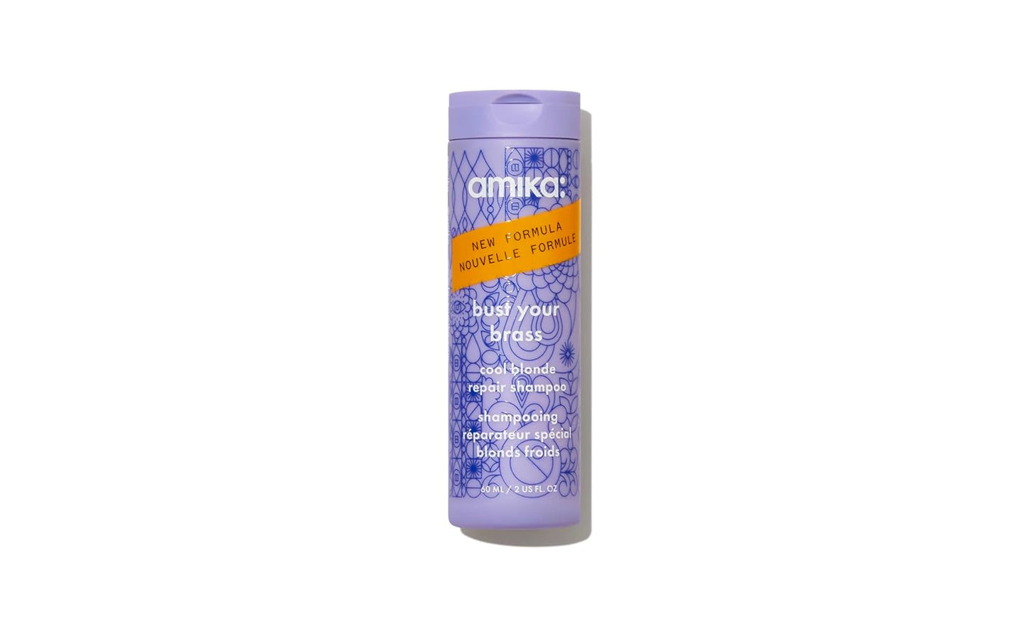 Amika Cool Blonde Strength Shampoo - Bust Brass!