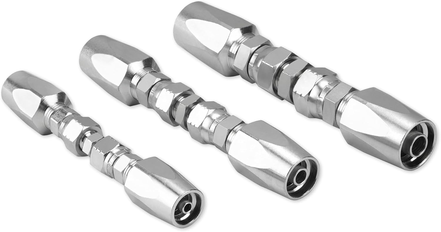 SPARKWHIZ Hydraulic Hose Repair Kit for 1/4, 3/8, 1/2 in Hoses
