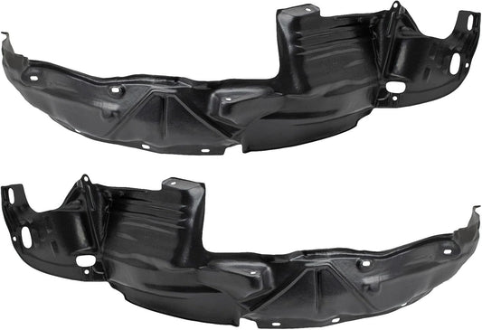 TRQ Front Inner Fender Liner Set for 1998-2002 Honda Accord