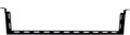 AVBcable LBP-4A 4in Offset L-Shaped Lace Bar (10 Pack) - Rack Cable