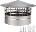 Cone Top Chimney Cap 10in Round Roof Rain Chimney Cover - Better