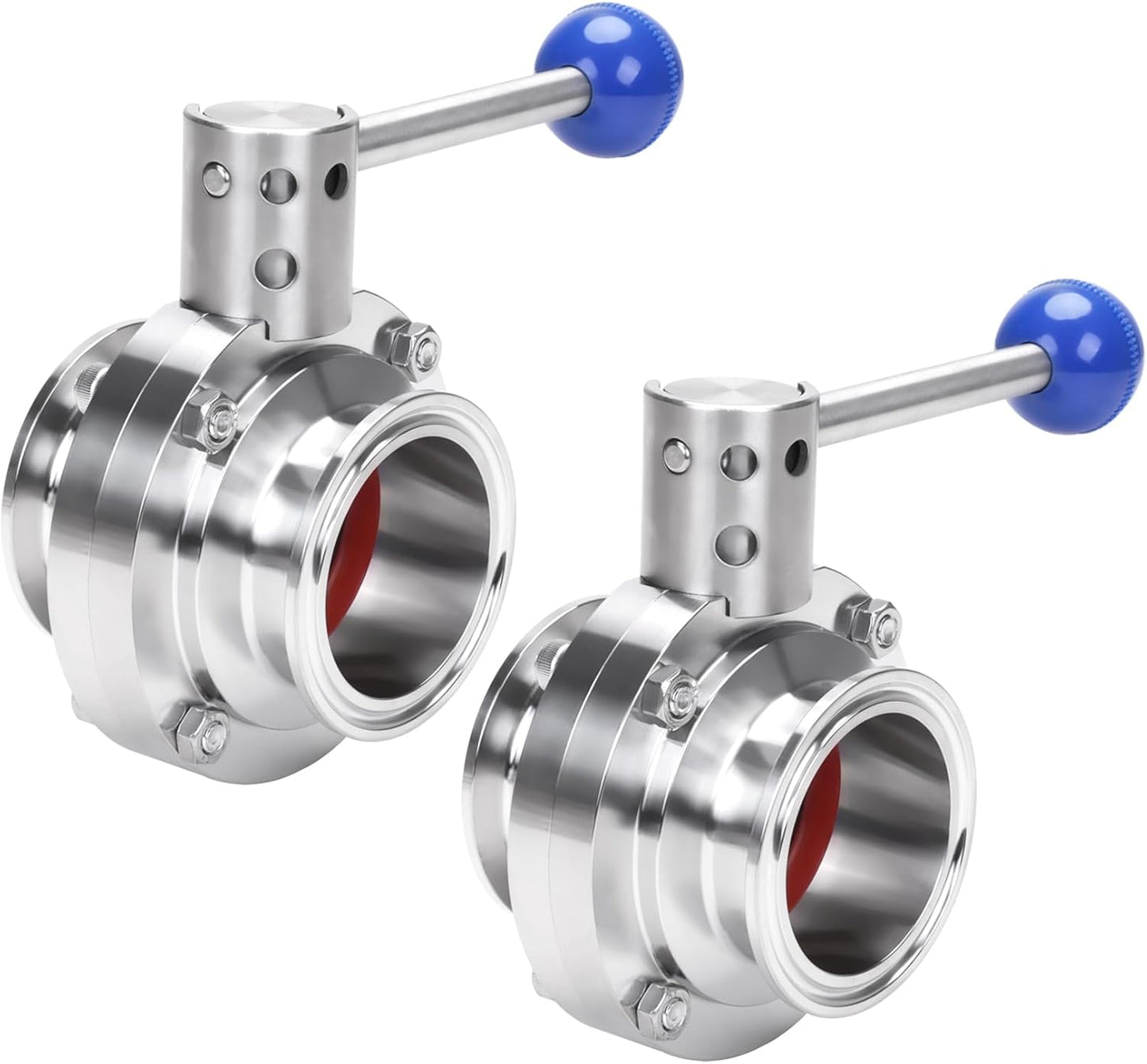 2 Inch Tri Clamp Butterfly Valve Set for Sanitary Applications