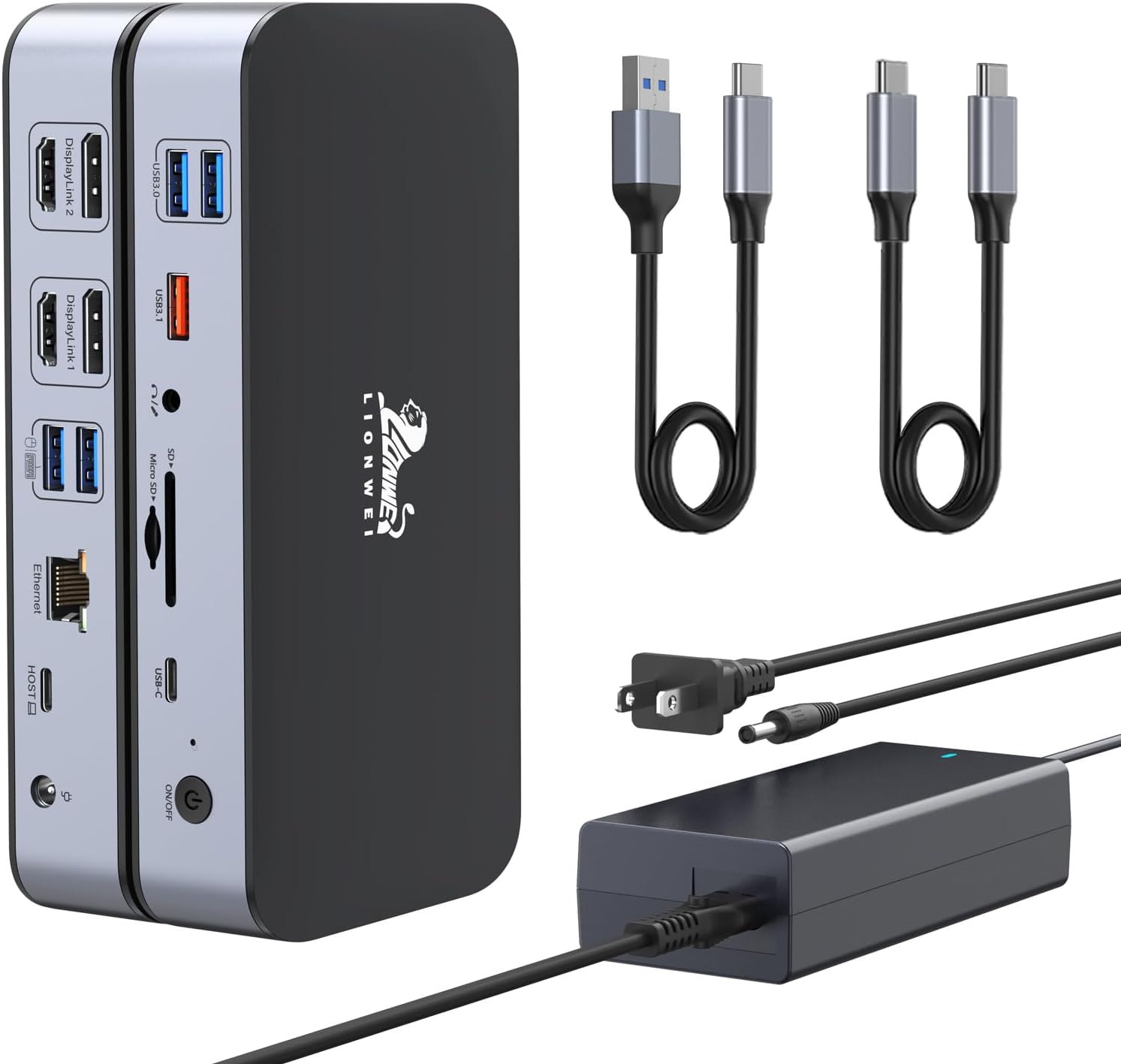 DisplayLink Docking Station for MacBook M1/M2 and Windows