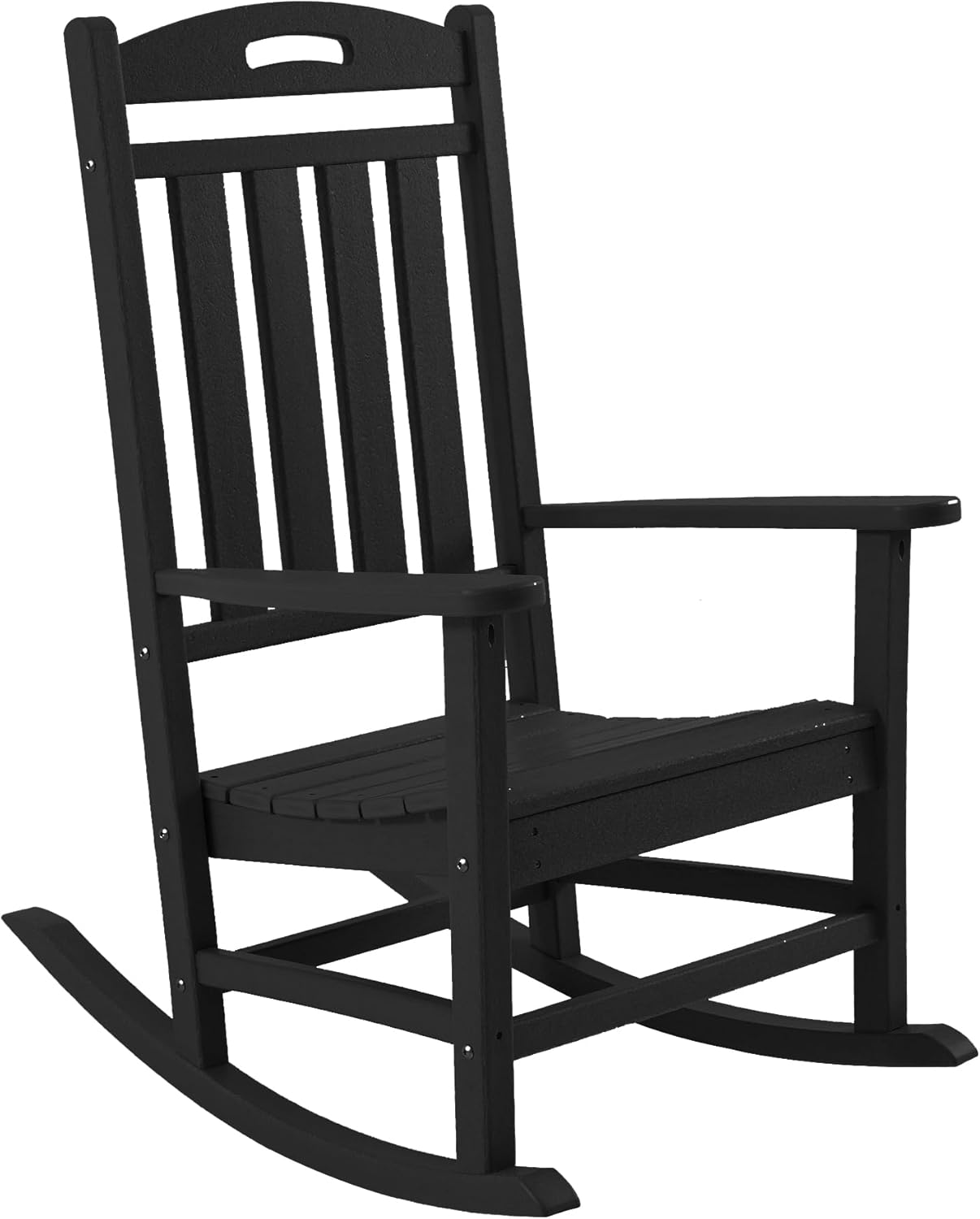 Outdoor Rocking Chair with High Back Support for All-Weather Use