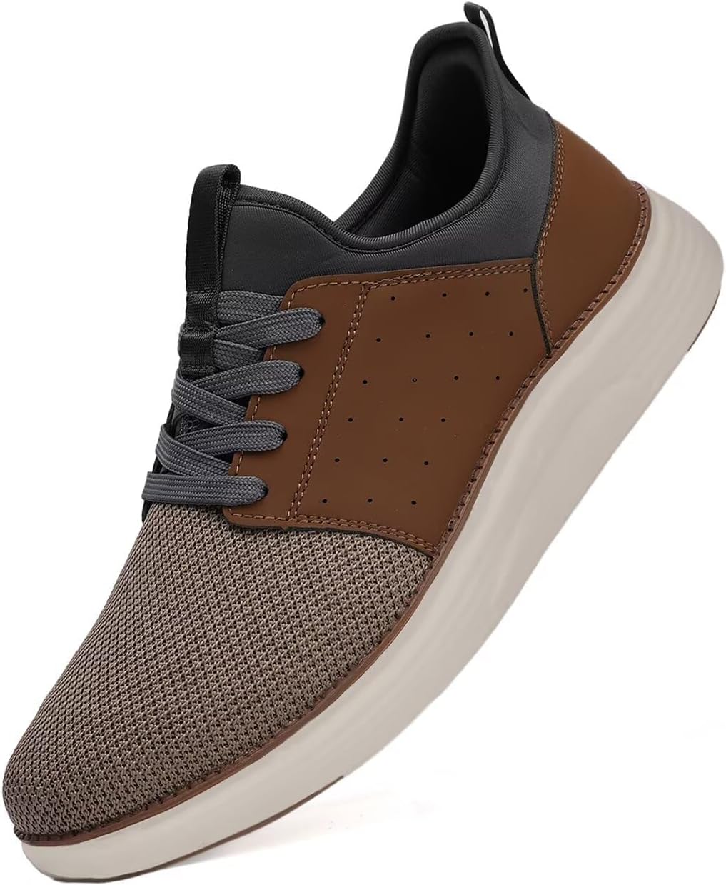 Men Casual Dress Shoes Lightweight Breathable Laceless Sneakers
