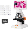MT3-5 Wireless Digital Compound Microscope for Kids Adults - 1600X 7in