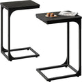 QEEIG C Table Set of 2 Modern Side Tables for Living Room
