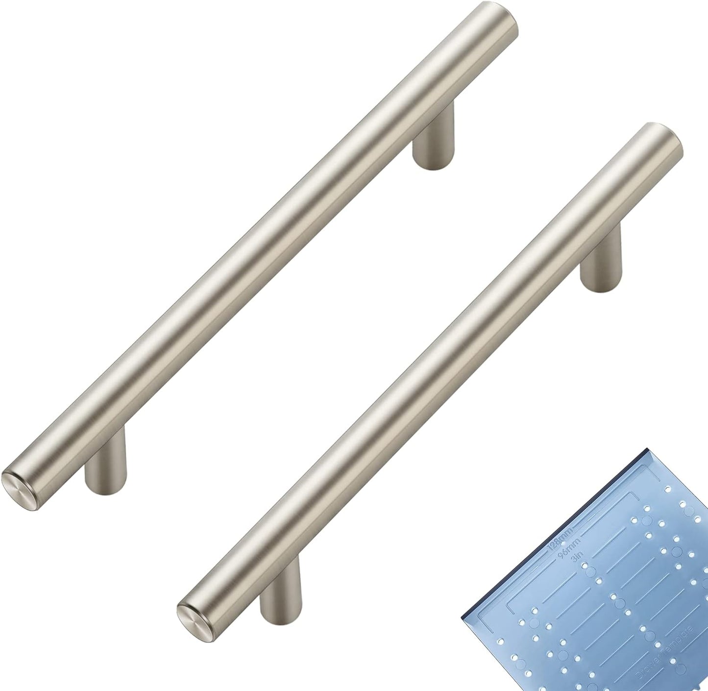 Ravinte 50 Pack Brushed Nickel Cabinet Pulls for Modern Kitchens