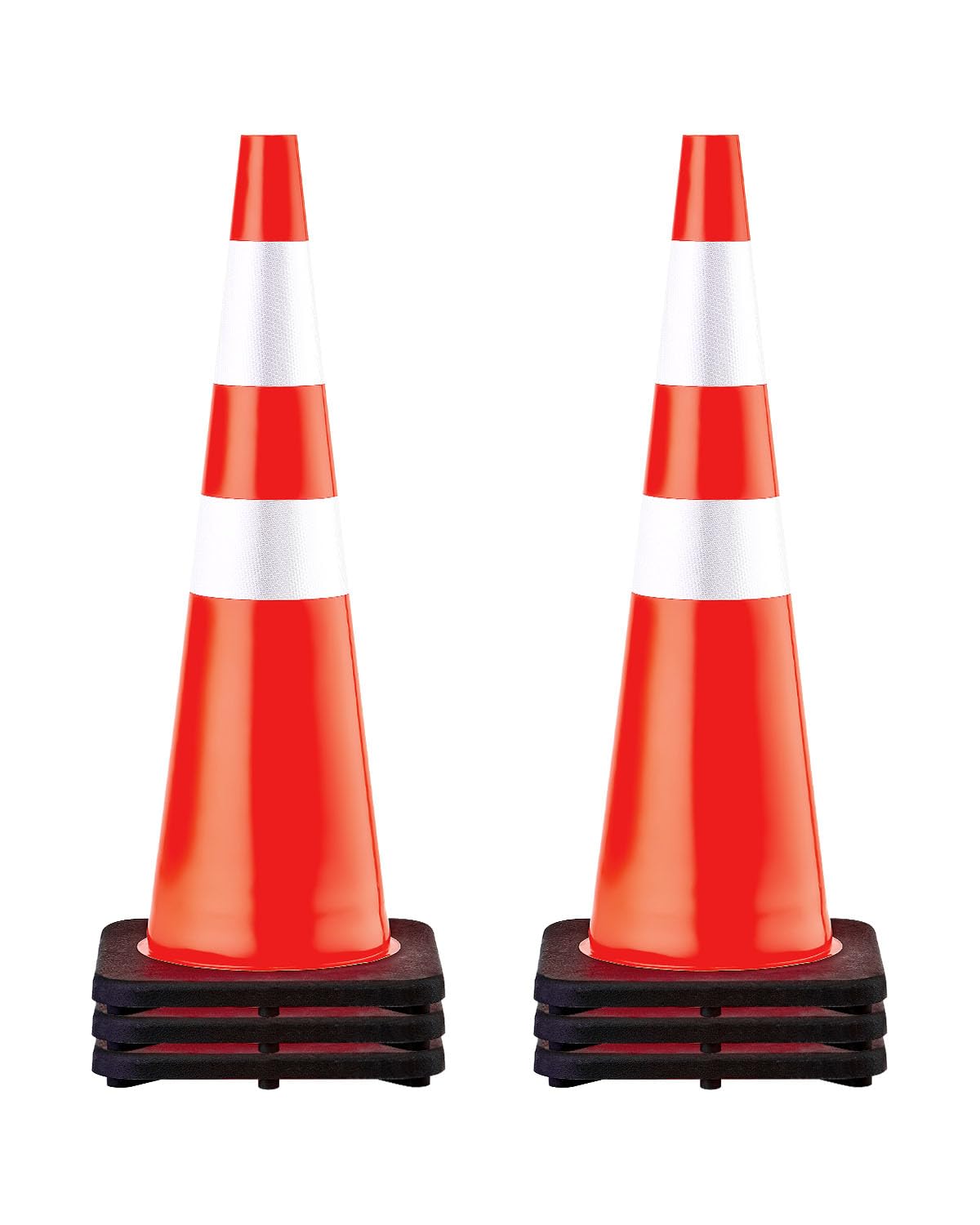 VEVOR 36in Traffic Cones - Durable Safety Road Parking Cones
