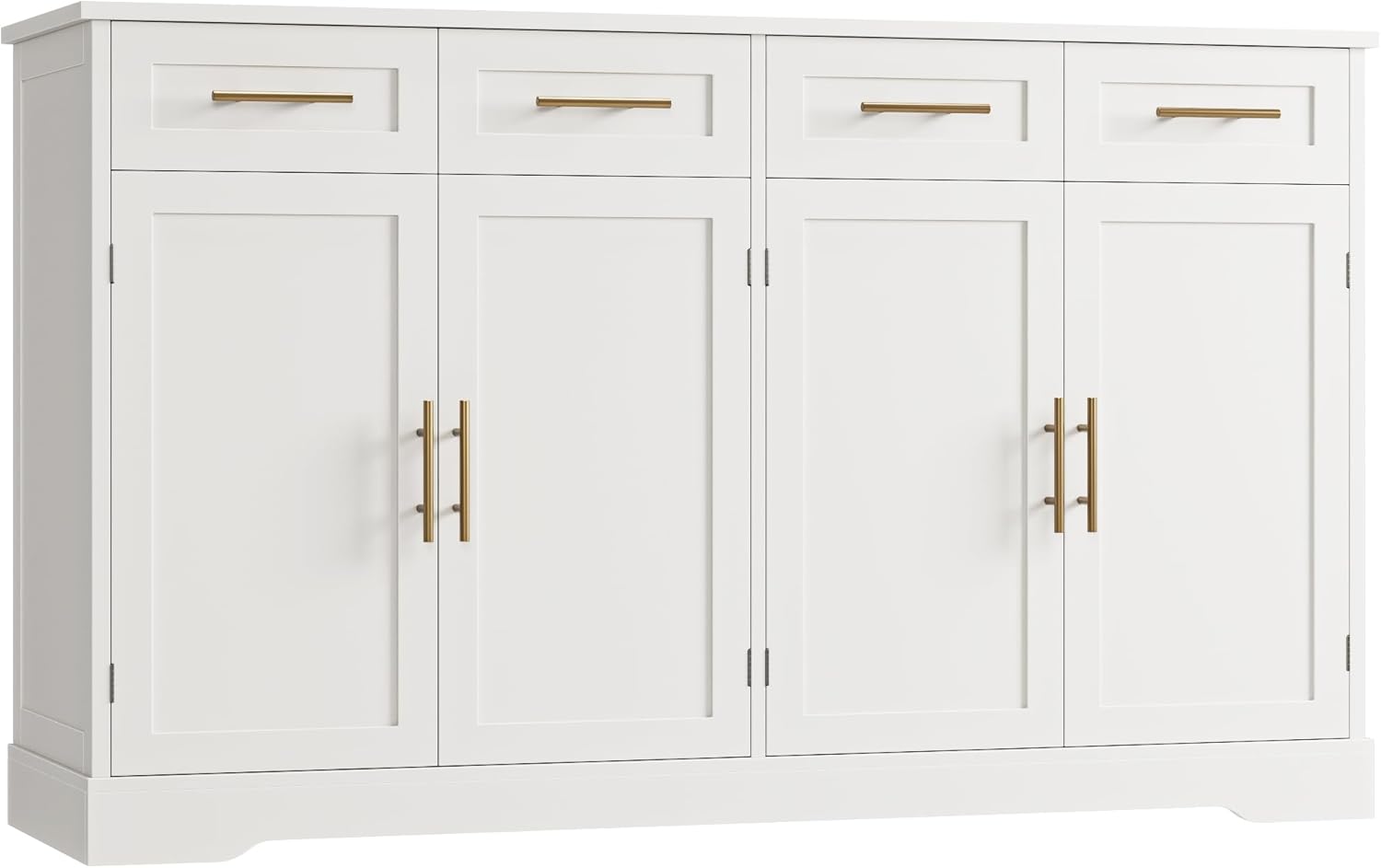 HOSTACK 60 Inch Large Buffet Sideboard with Modern Elegance