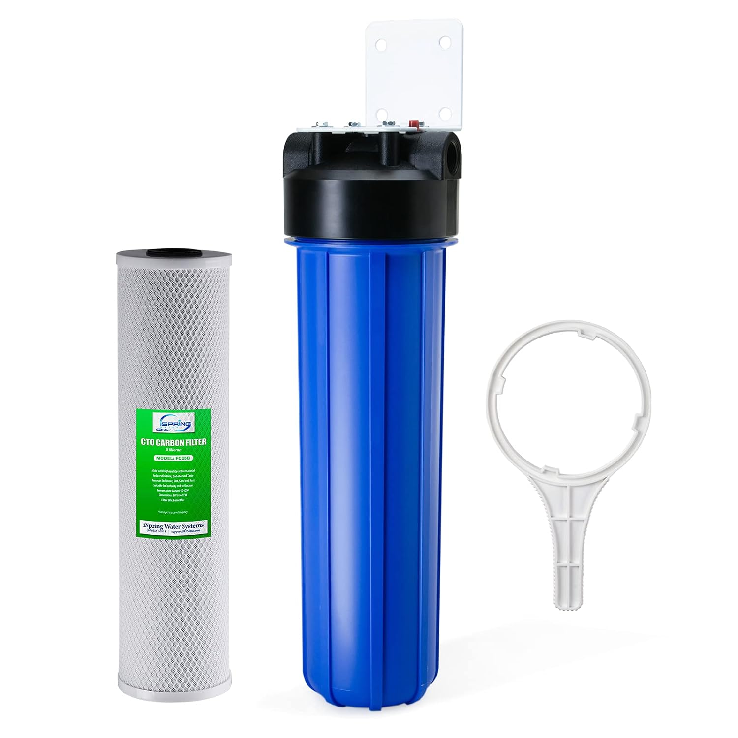iSpring WGB12B Whole House Water Filtration System for Clean Water