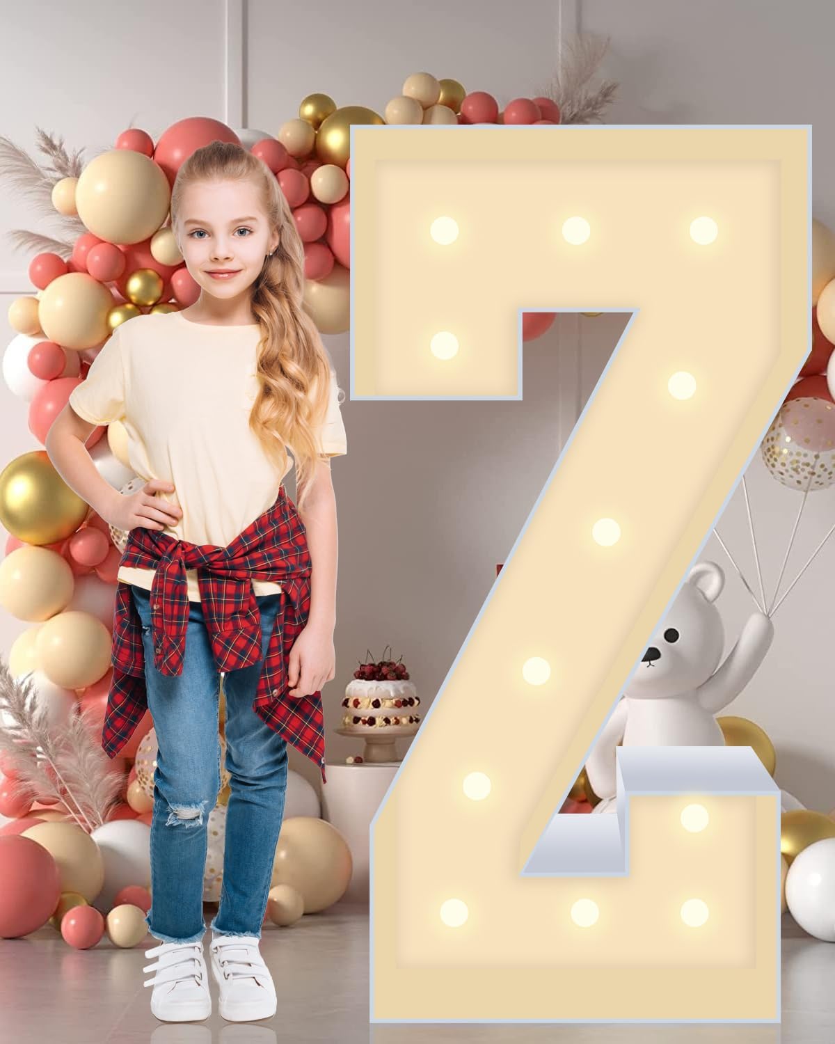 Multifunctional 4FT Marquee Numbers for Party Decoration Fun