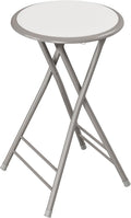 Folding Stool 24-In Counter Stool - Compact Portable Seating