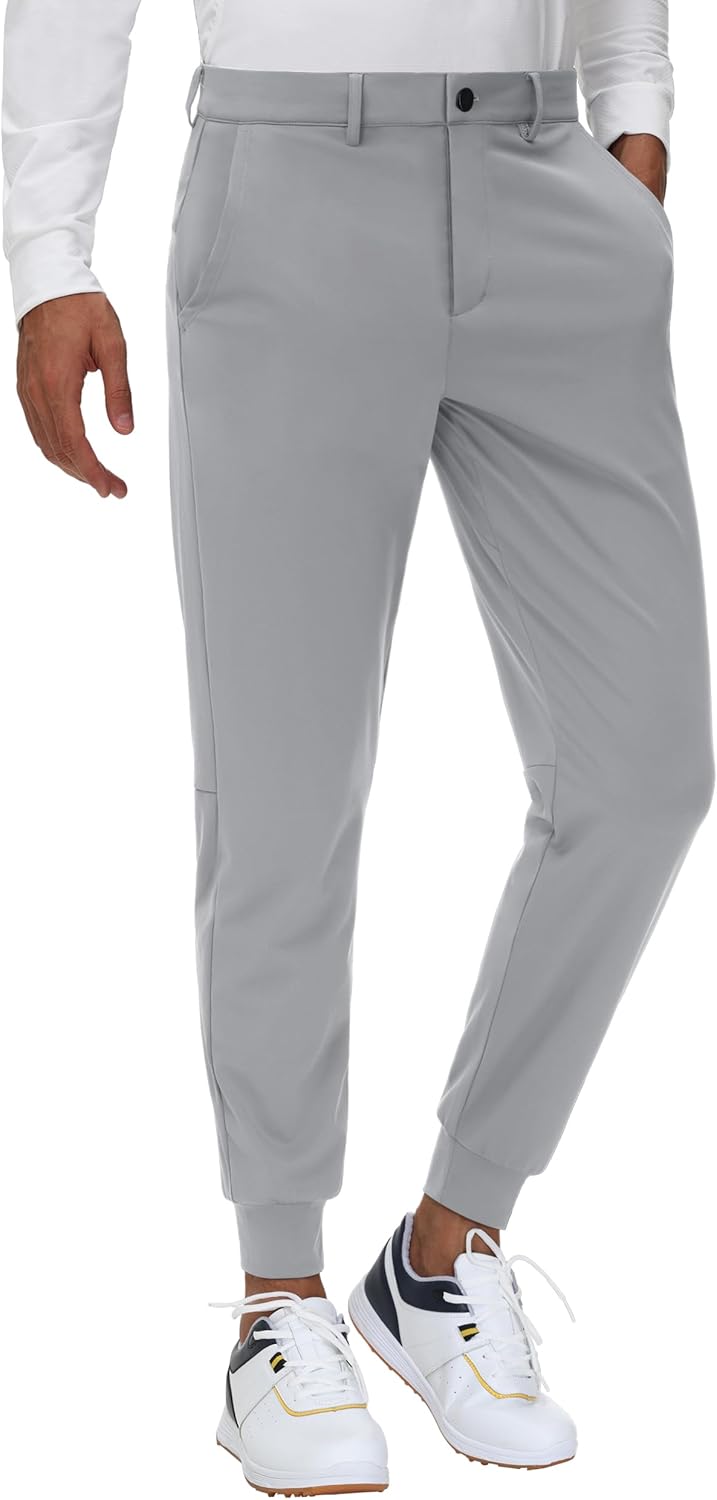 JWM Men's Stretch Golf Joggers Pants for Stylish Comfort