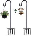 Shepherd Hooks for Outdoor 94 in 2 Pack - Sturdy Hanging Pole