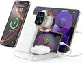 Multiple Devices Charging Station 5-in-1 - Compact Desk Organizer