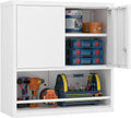 GREATMEET 31 H Locking Metal Garage Storage Cabinet for Home