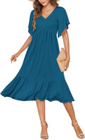 Flowy Empire Waist Summer Dress for Women by AUSELILY