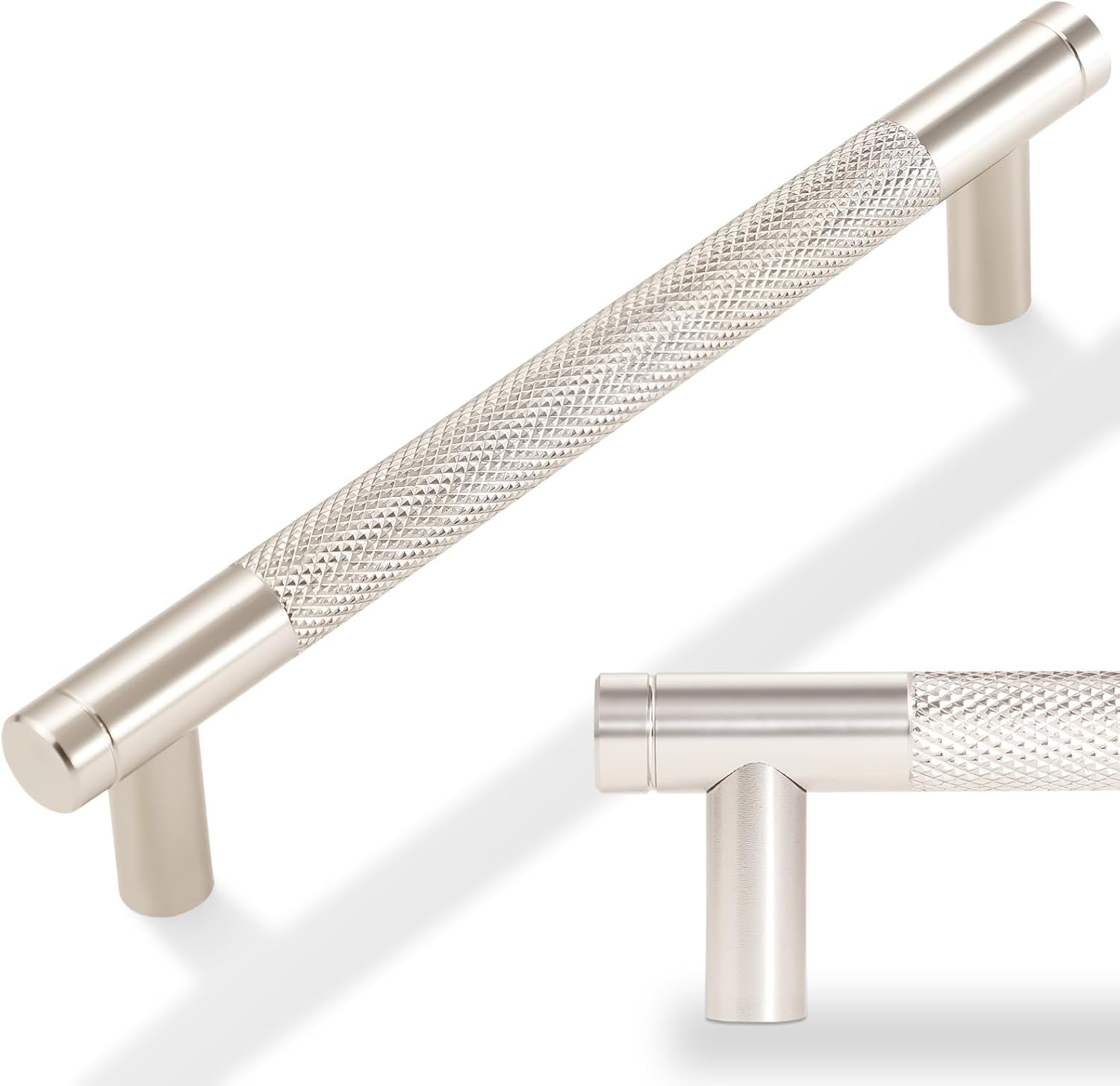 10 Pack 5 inch Brushed Satin Nickel Kitchen Cabinet Handles