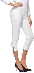 Tapata Women's Capri Dress Pants High Waist Cropped Office Capris