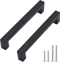 Cabinet Pulls Matte Black 5 in Hole Centers 20 Pack - Durable Value