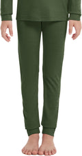 Kids Unisex 100% Merino Wool Base Layer Pants - Lightweight Thermal