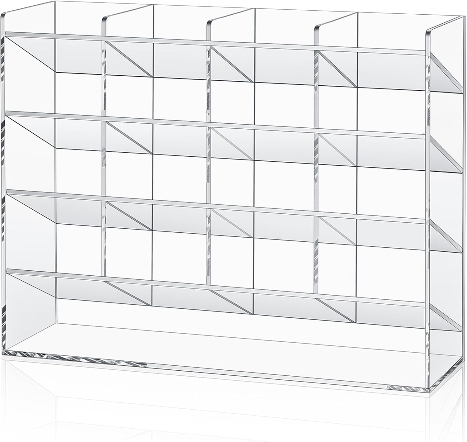 Acrylic Pen Organizer for 200 Markers - Clear Desktop Storage