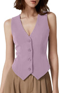 Stylish QINSEN Womens V Neck Vest Top for Every Occasion