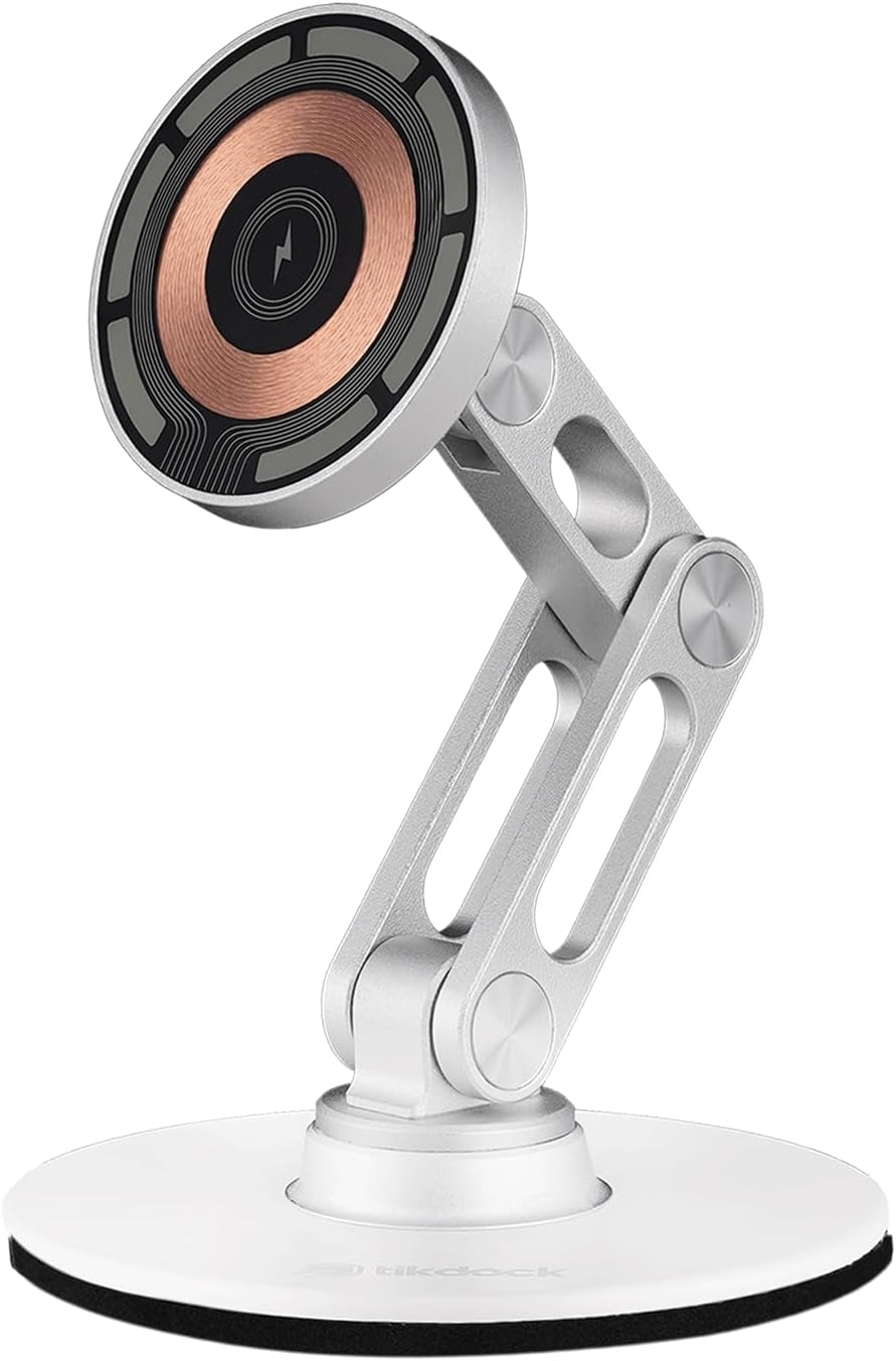 360 Spin Magnetic Charger Stand for MagSafe Phones by TIKDOCK