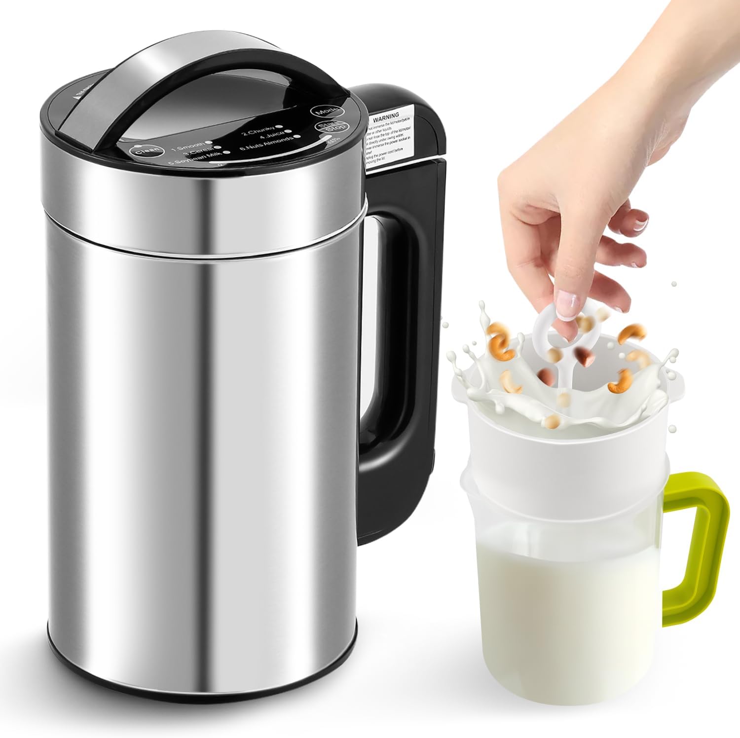 7-in-1 Self-Cleaning Nut Milk Maker by Moongiantgo