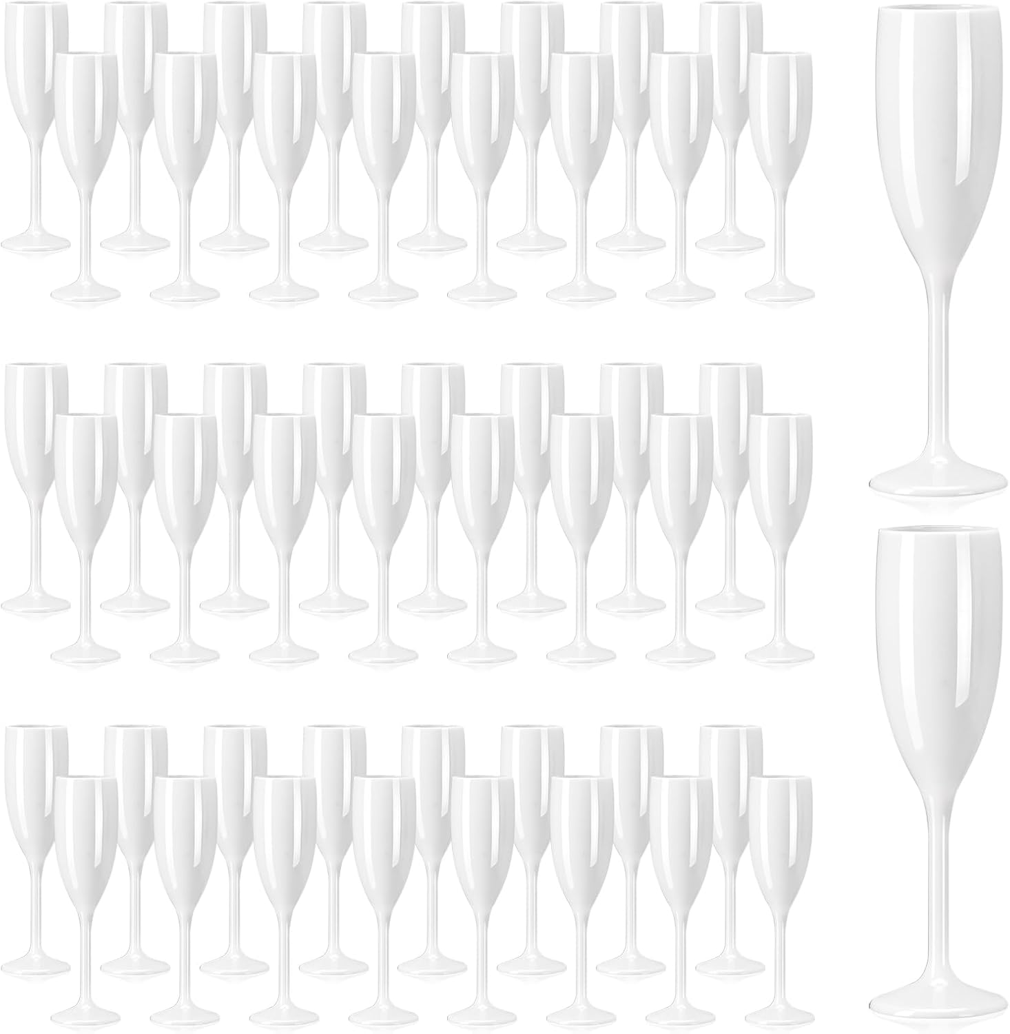 Elegant Acrylic Champagne Flutes for Unforgettable Celebrations