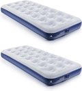 Camping Air Mattress Inflatable Air Bed Flocked Surface Travel Bed