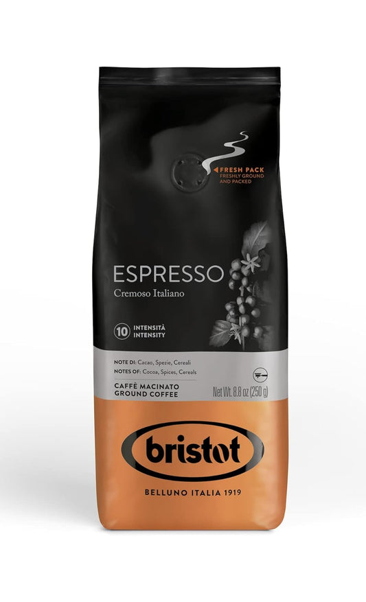 Bristot Espresso Cremoso | Authentic Italian Medium Roast | Home Espresso Bliss