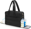 Breast Pump Bag with Insulated Cooler Pocket - Work & Travel Tote