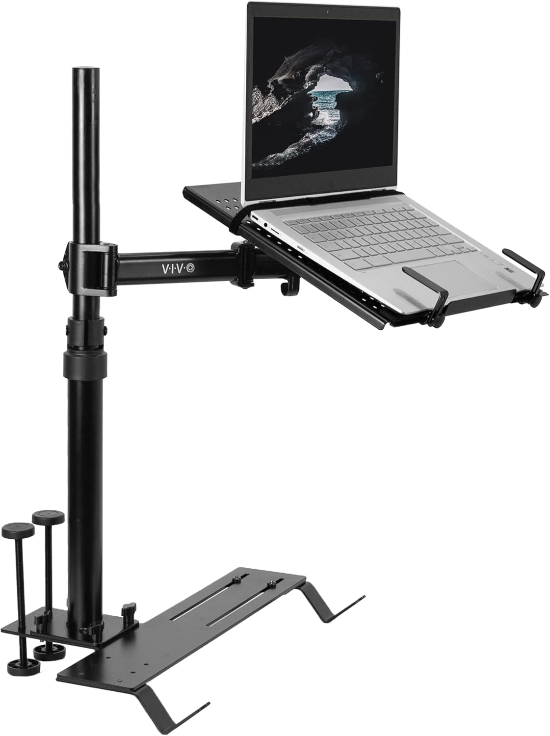 VIVO Single Laptop Car Mount for Trucks, Vans, and SUVs