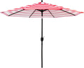 Sunnyglade 9ft Patio Umbrella with 8 Sturdy Ribs for Comfort